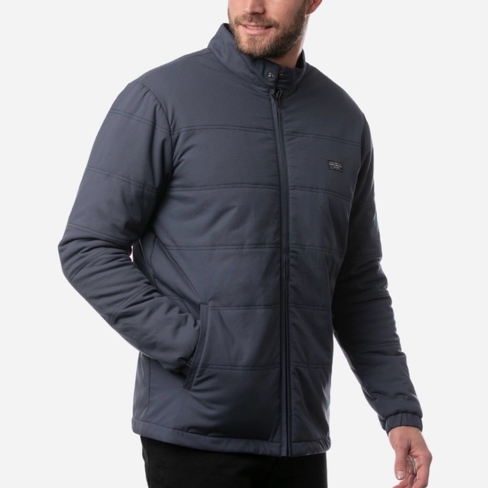 Travis Matthew interlude Men's Blue Puffer Jacket - L